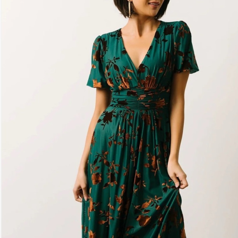 Baltic Born Leslie Velvet Maxi Dress Small NWT